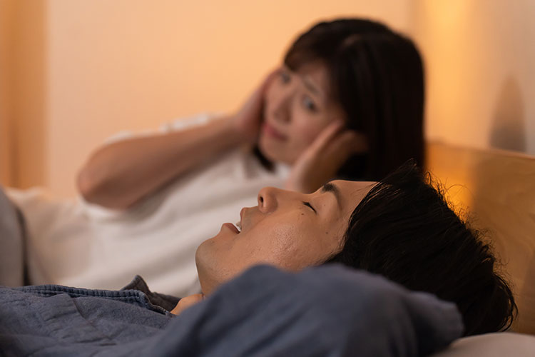睡眠時無呼吸症候群イメージ